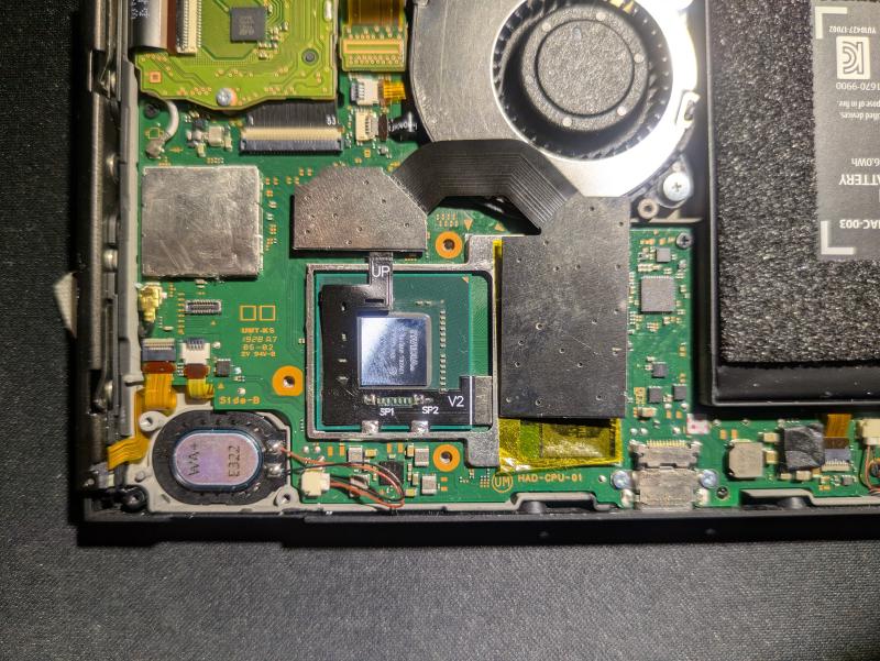 Modchip installed