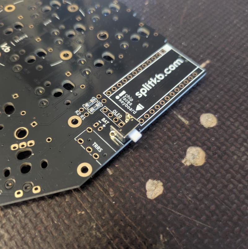 Resistors and reset switch